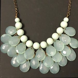 Mint green necklace